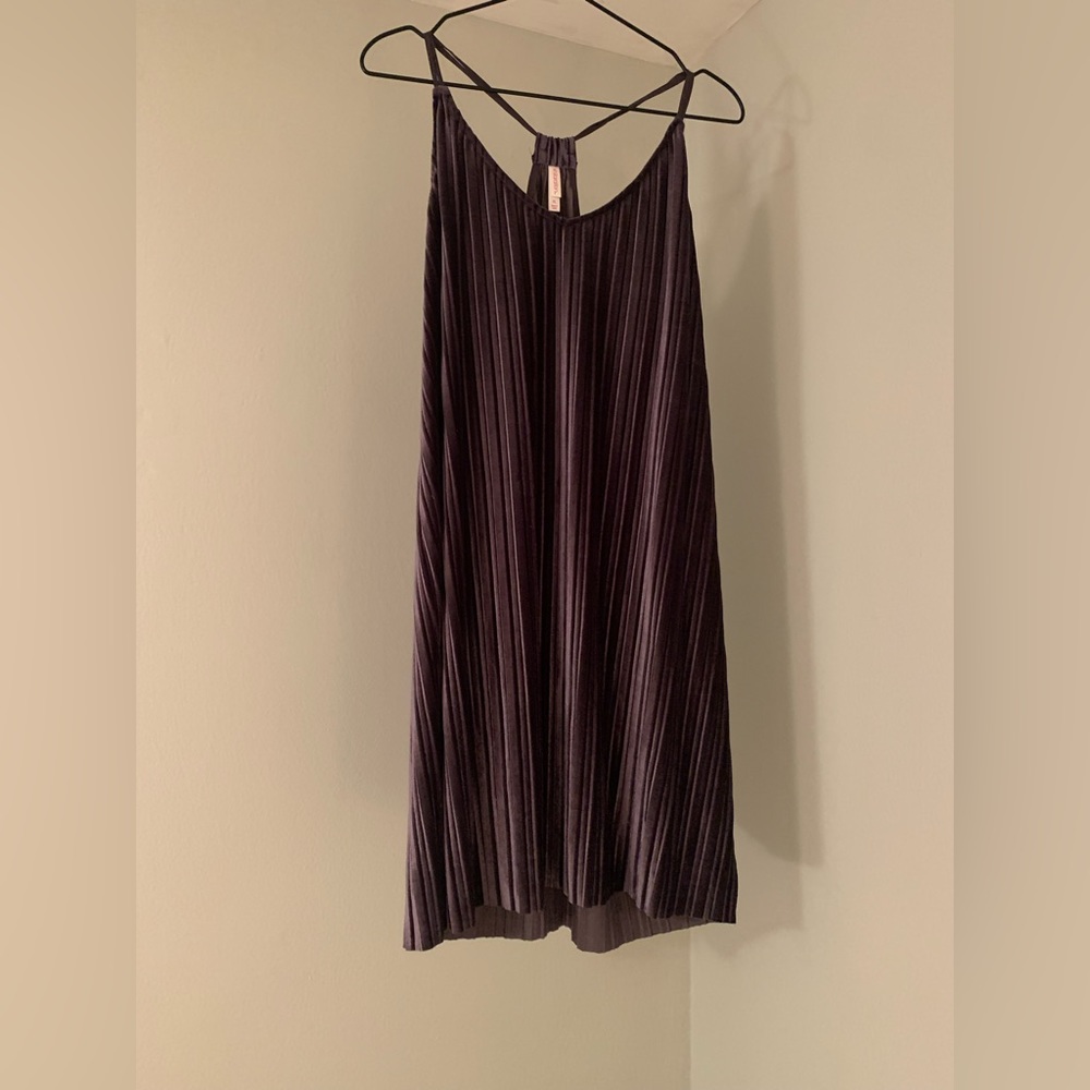 Deep Purple Velour Xhilaration Dress - XL (but fits a range of sizes)